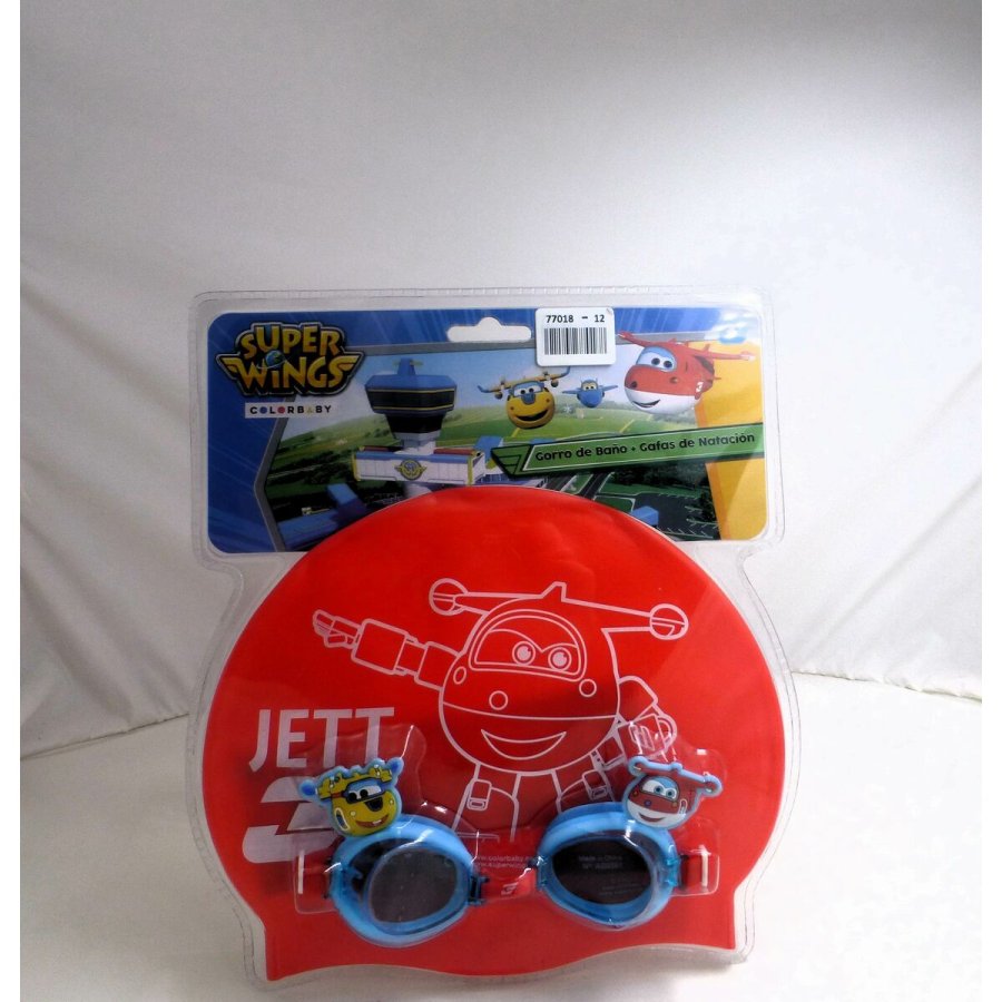 Badehtte og Svmmebriller Super Wings Brns (12 enheder) #13