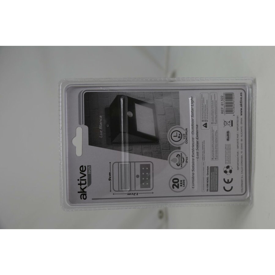 LED-lys med bev�gelsessensor Aktive Plastik 9 x 12 x 5 cm (6 enheder) #7