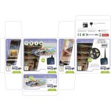 Lysstrimmel Aktive LED Multifarvet Have 3 m (6 enheder) #6