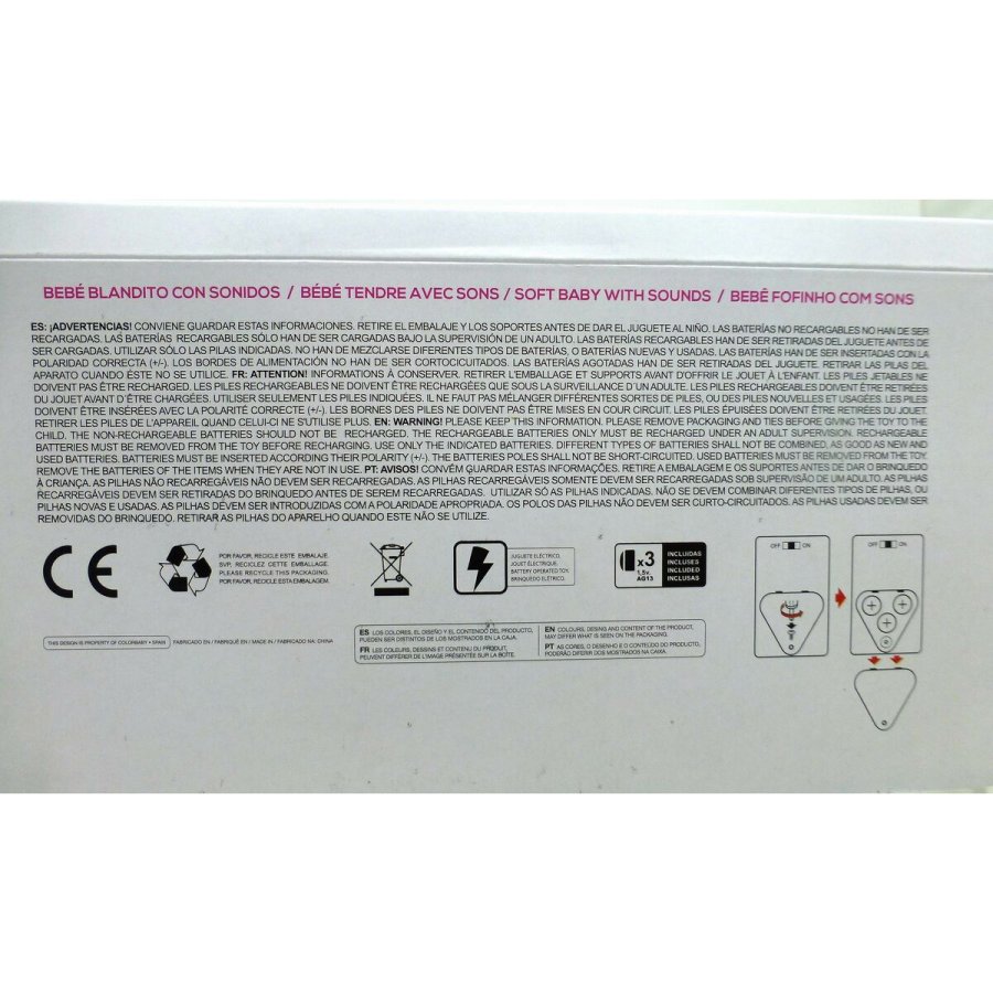 Baby Dukke Colorbaby 32 cm 6 enheder #7