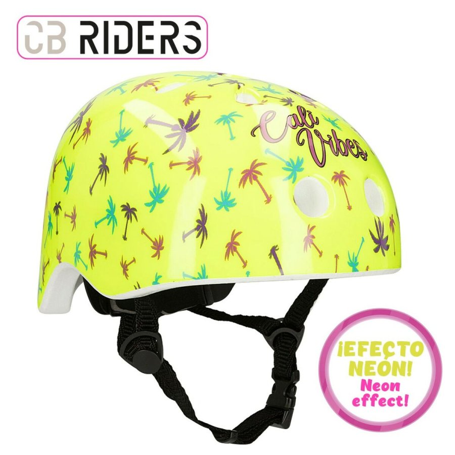 Cykelhjelm til brn Colorbaby Neon Cali Vibes Gul (4 enheder) #16