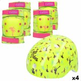 Sportsbeskyttelsesst Colorbaby Neon Cali Vibes Gul (4 enheder) #1