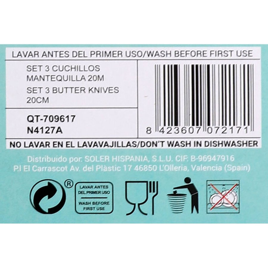 Knivst Quttin Samba 20 cm 3 Dele (12 enheder) #10