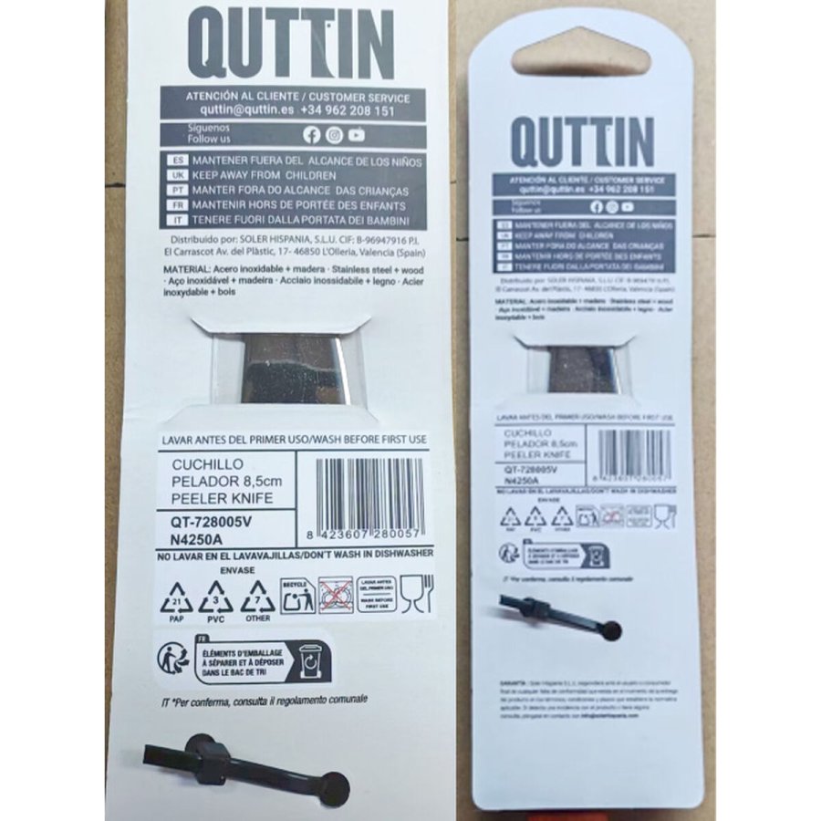 Skrllekniv Quttin Packwood 8,5 cm (36 Enheder) #7