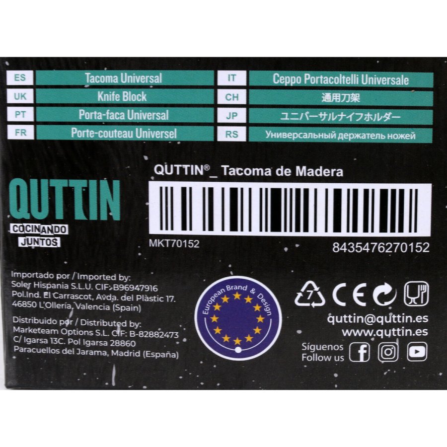 Knivholder Quttin Bull 16,5 x 10 x 20 cm #7