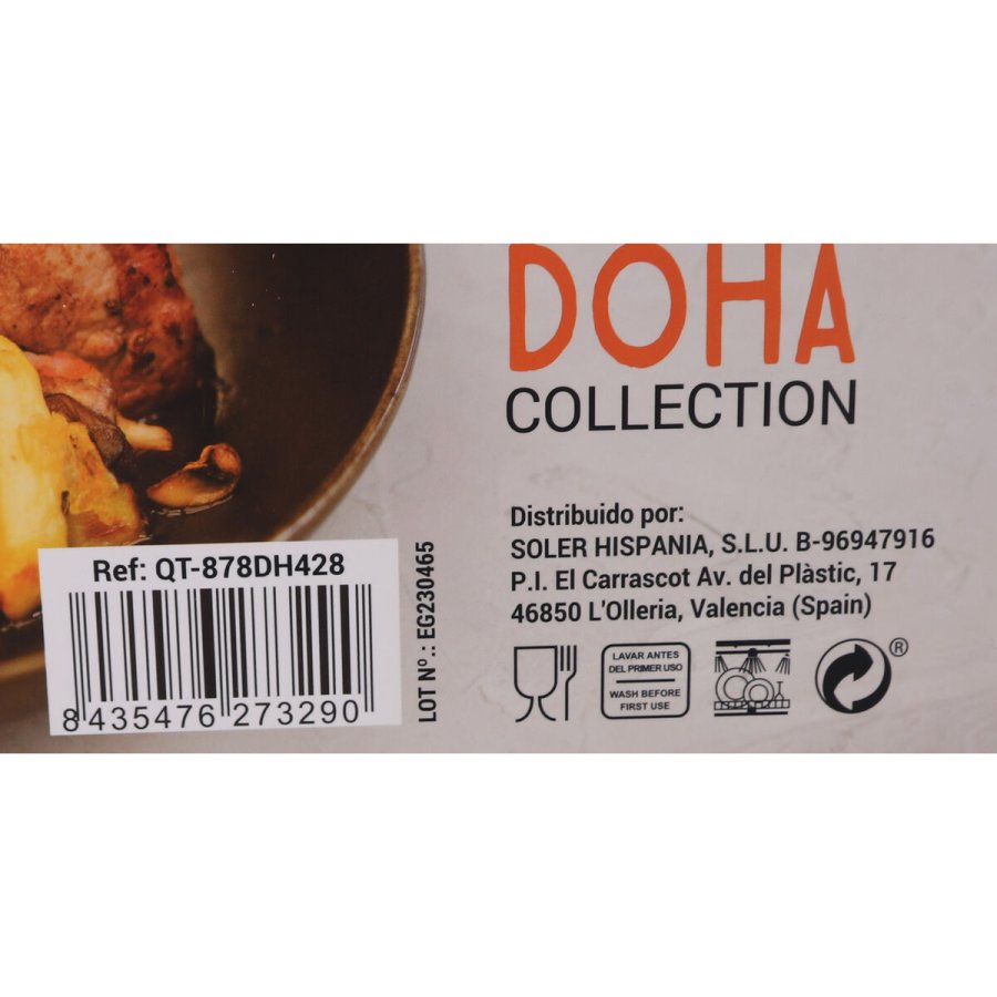 Pande Stegning med Strler Quttin Doha Smedet aluminium 39 x 28 x 15 cm (6 enheder) #7