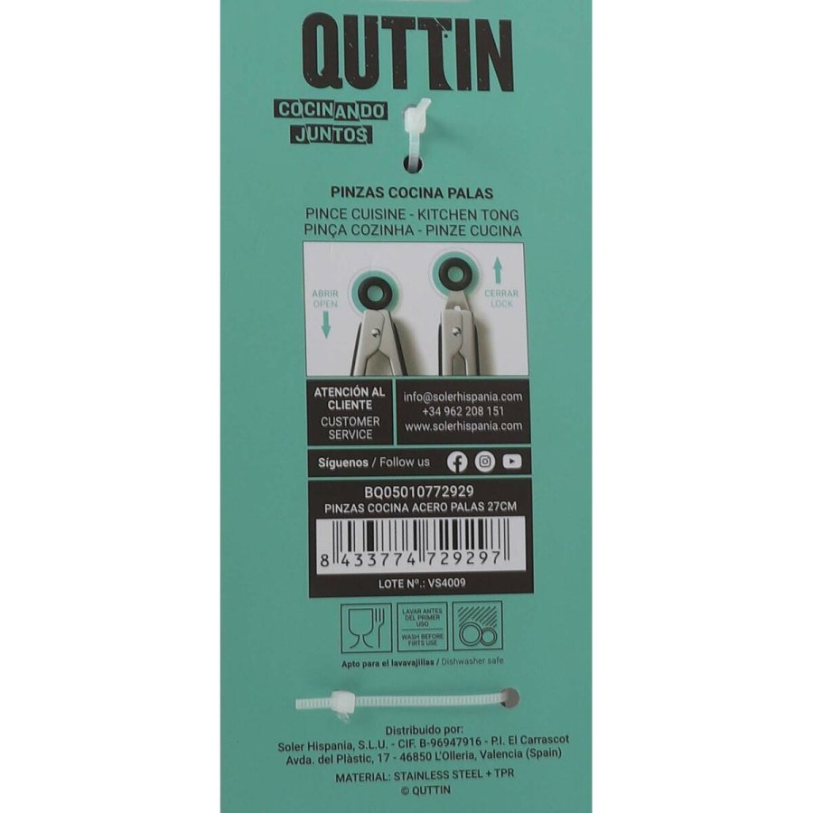 Serveringstnger Quttin Stl 27 x 3,5 x 5,5 cm (18 enheder) #10