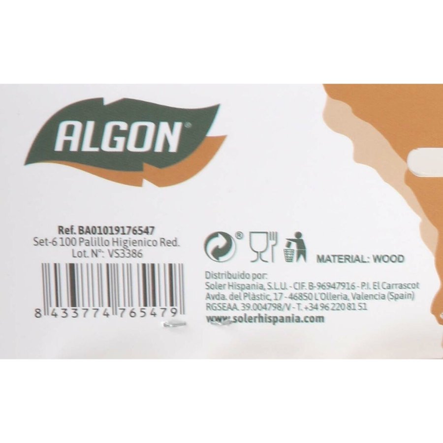 Tandstikker Algon Tr 600 Dele (18 enheder) #5