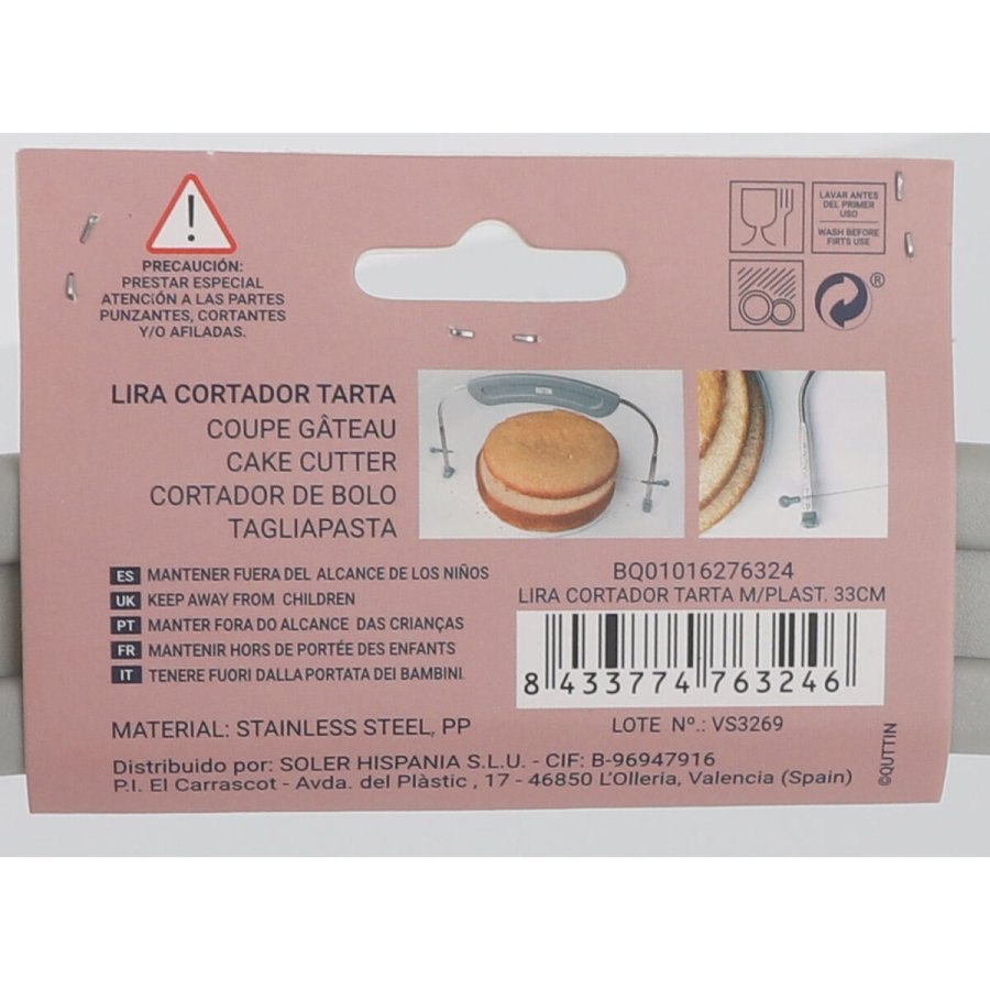 Cutter Quttin Plastik 33 x 16,5 cm Trte (24 enheder) #13