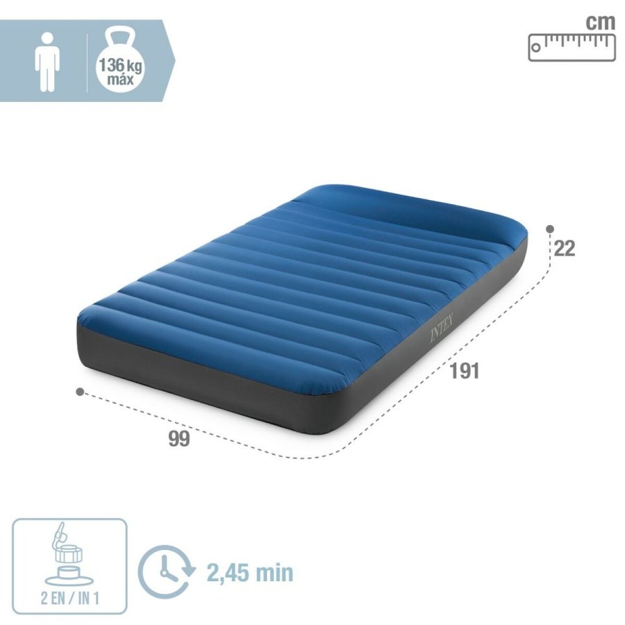 Luftmadras Intex 99 x 22 x 191 cm (4 enheder) #13