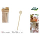 St med skeer Algon Tr 15,2 cm 24 Dele (18 enheder) #7