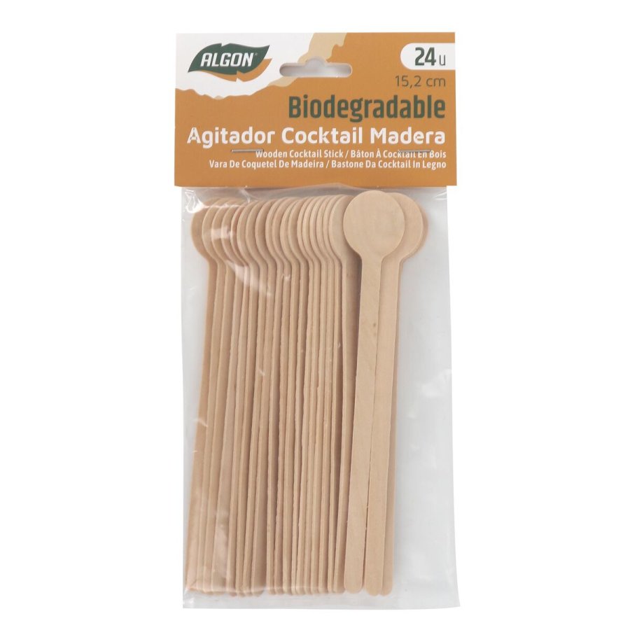 St med skeer Algon Tr 15,2 cm 24 Dele (18 enheder) #10
