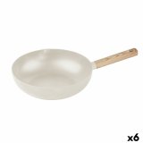 Wok Pande Quttin ECOOK Hvid 28 x 8 cm 2,8 mm (6 enheder) #1