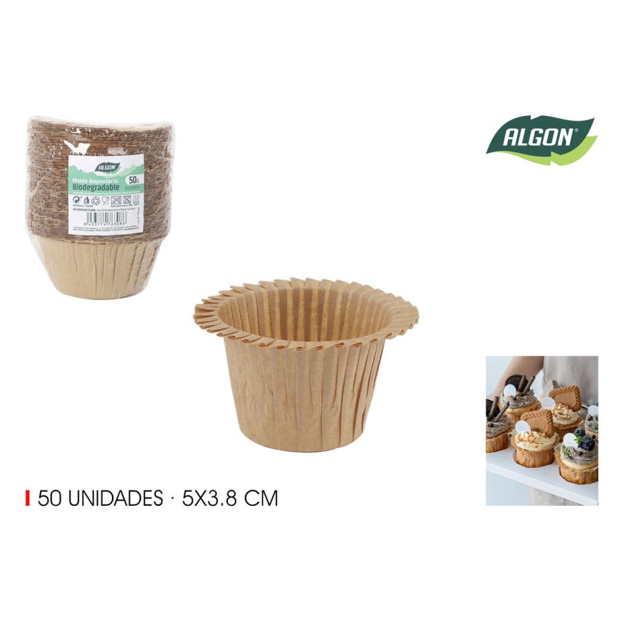 St med kagedser Algon Papir 5 x 3,8 cm 50 Dele (36 Enheder) #4