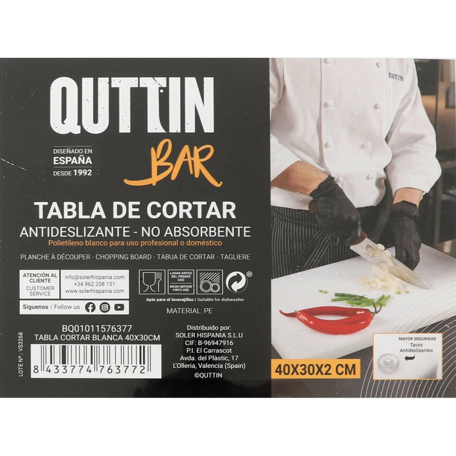 Skrebrt Quttin 40 x 30 x 2 cm (6 enheder) #7