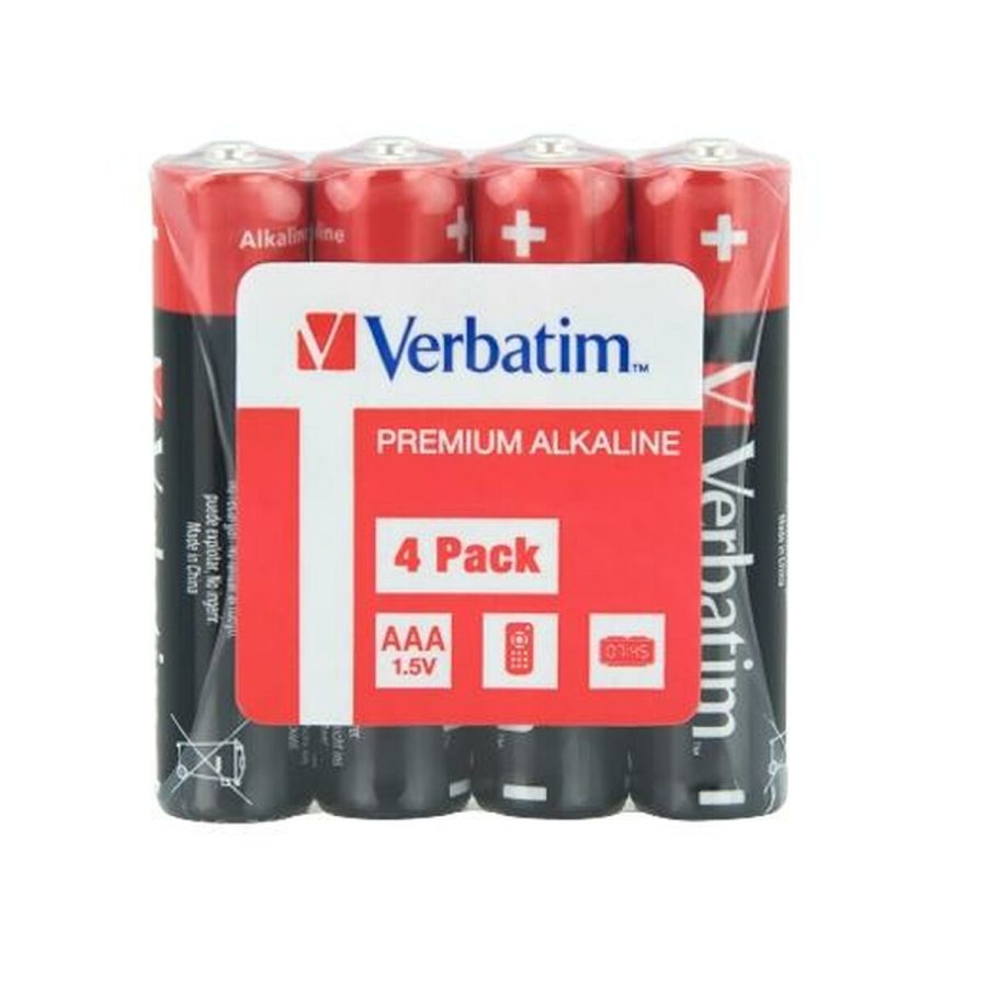 LR03 Alkalinebatterier Verbatim Premium 1,5 V AAA 4 Dele (20 enheder) #2