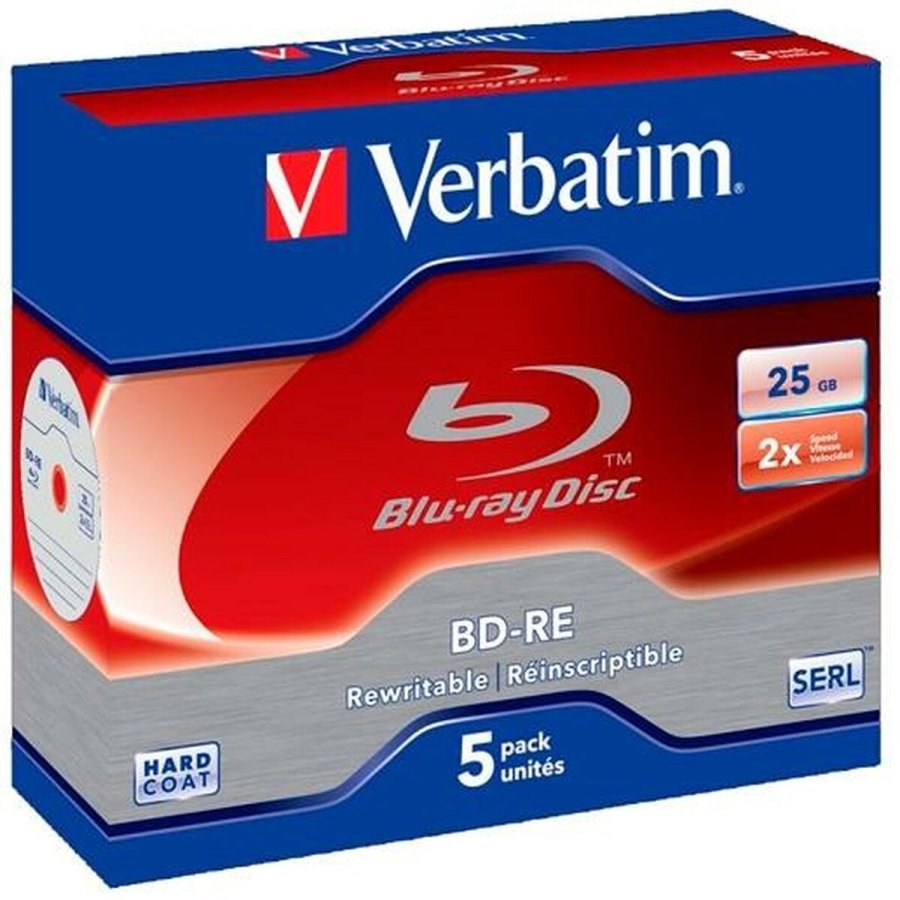 Blu-ray BD-RE Verbatim 25 GB 6x 5 Dele (10 enheder) #2