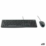 Tastatur og mus Logitech MK120 Sort Spansk qwerty (10 enheder) #1