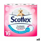 Toiletpapir Scottex Original Hvid 16 Dele (6 enheder) #1