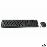 Tastatur og tr�dl�s mus Logitech DESKTOP MK270 Sort Spansk qwerty (6 enheder) #1