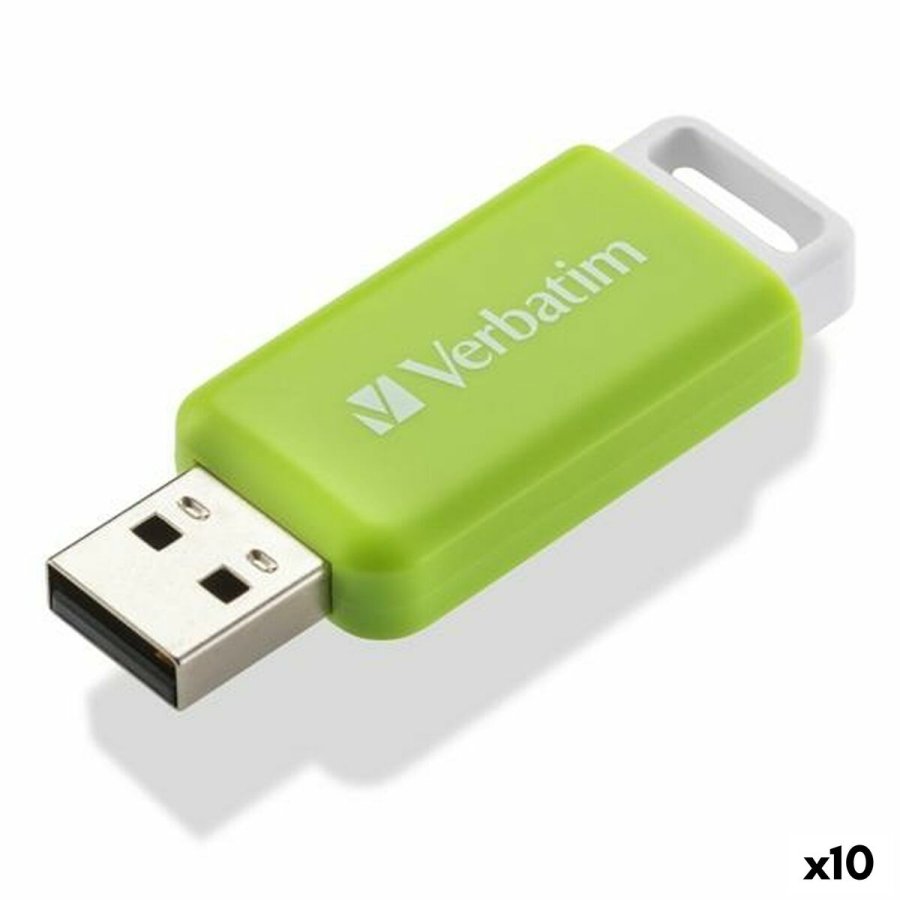 USB-stik Verbatim V DATABAR Sort 32 GB (10 enheder) #1