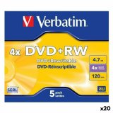 DVD+RW Verbatim 4,7 GB 4x 5 Dele (20 enheder) #1