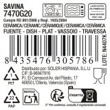 K�kkenspringvand La Mediterr�nea Savina Oval � 25,5 x 11,6 x 2,4 cm (12 enheder) #4