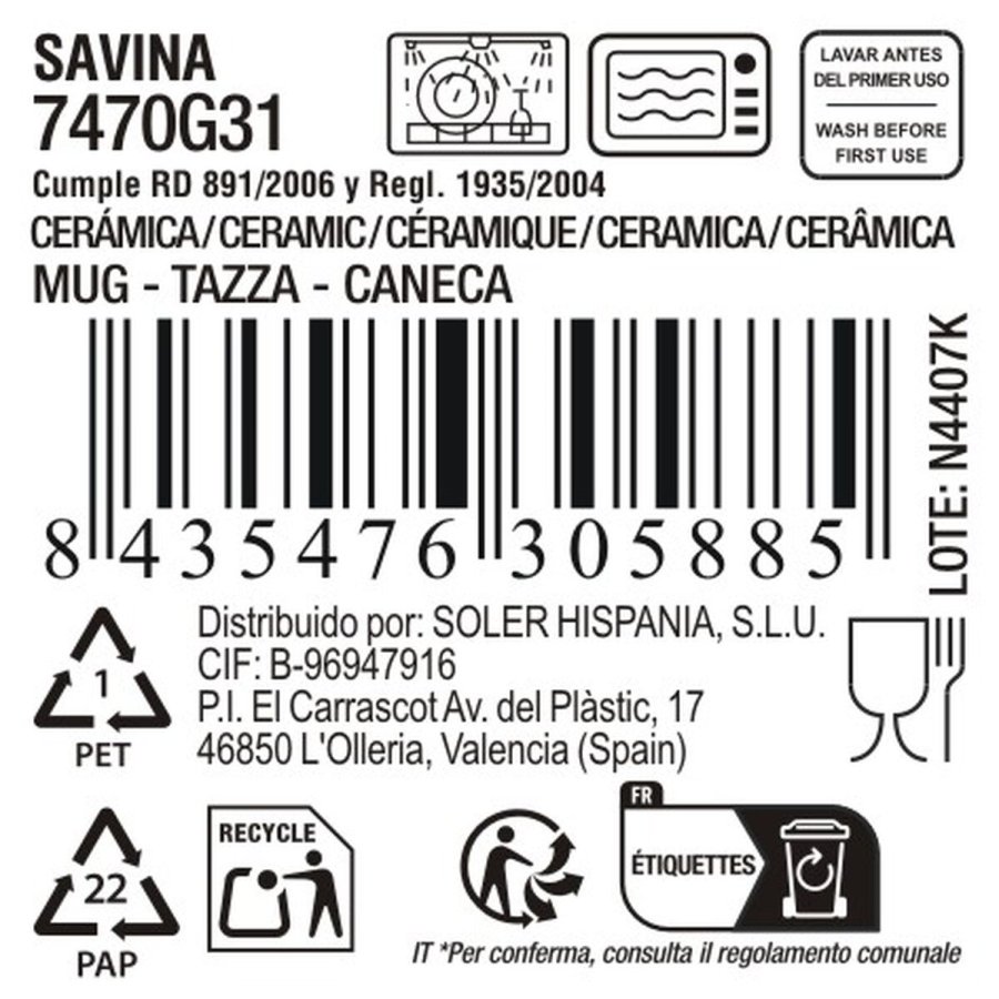 Krus La Mediterr�nea Savina 200 ml (24 enheder) #4