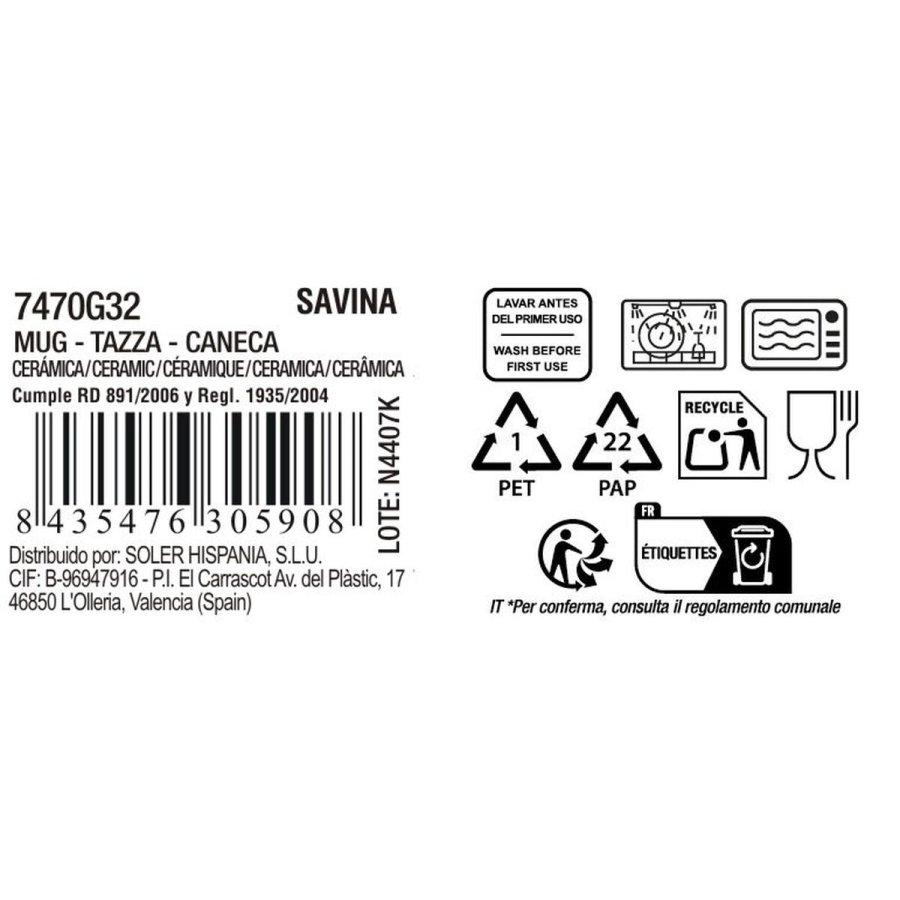 Krus La Mediterr�nea Savina 90 ml (24 enheder) #4