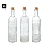 Glasflaske La Mediterr�nea Gennemsigtig Kork Glas 500 ml (24 enheder) #6