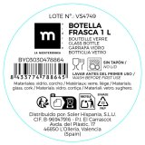 Glasflaske La Mediterr�nea Kork Glas 1 L (12 enheder) #3