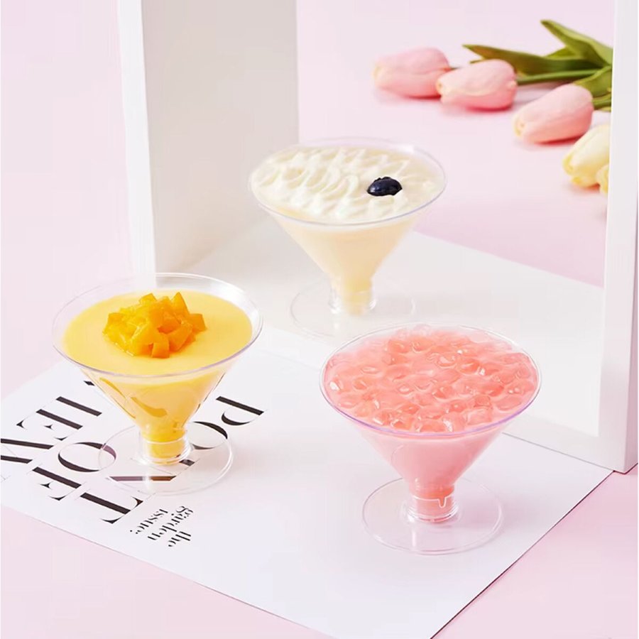 S�t af genanvendelige kopper Algon Gennemsigtig 9,5 x 7,2 cm 8 Dele (24 enheder) #5