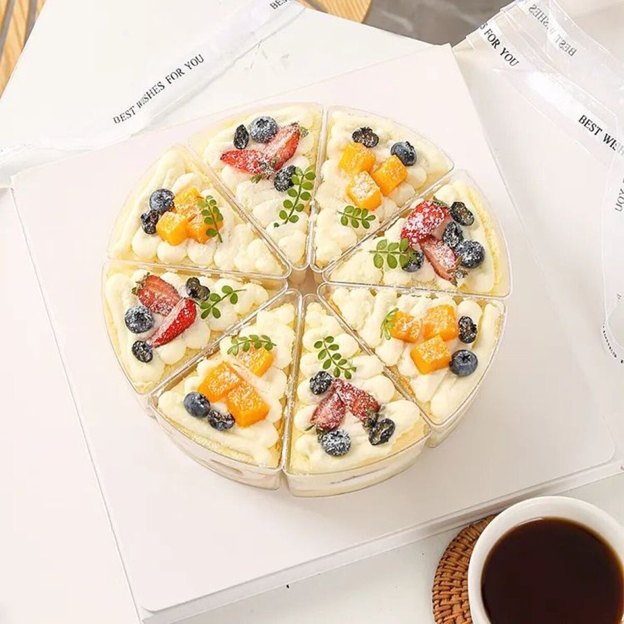 S�t af genanvendelige sk�le Algon Gennemsigtig Plastik 9 x 5,5 cm 10 Dele (24 enheder) #3