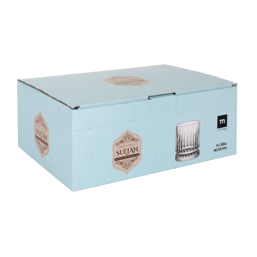 Glas La Mediterr�nea Sultan Gennemsigtig Glas 350 ml (48 enheder) #5