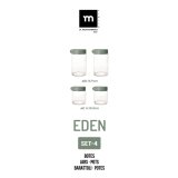 St med Dser La Mediterrnea Eden Glas polypropylen 4 Dele (8 enheder) #5