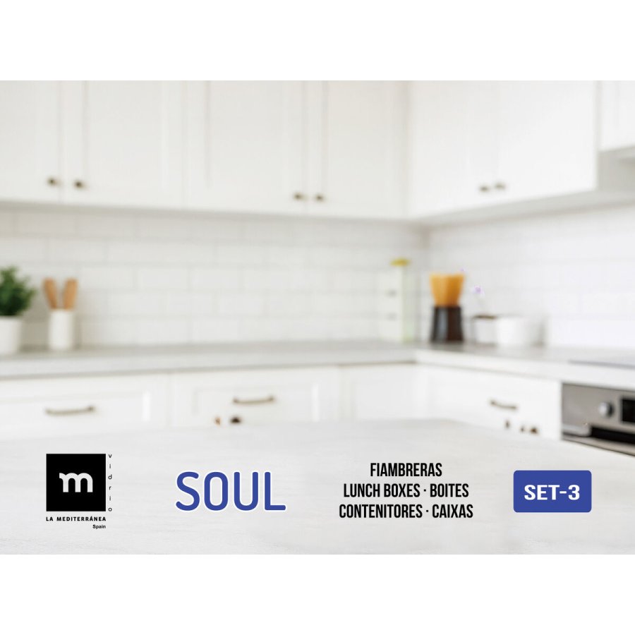 Madkassest Inde Soul Rektangulr 1,04 L 3 Dele (8 enheder) #5