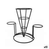 Kurv til pr�sentation af aperitiffer My Bar Sort � 5,3 cm 23 x 13 x 18,5 cm Jern (12 enheder) #1