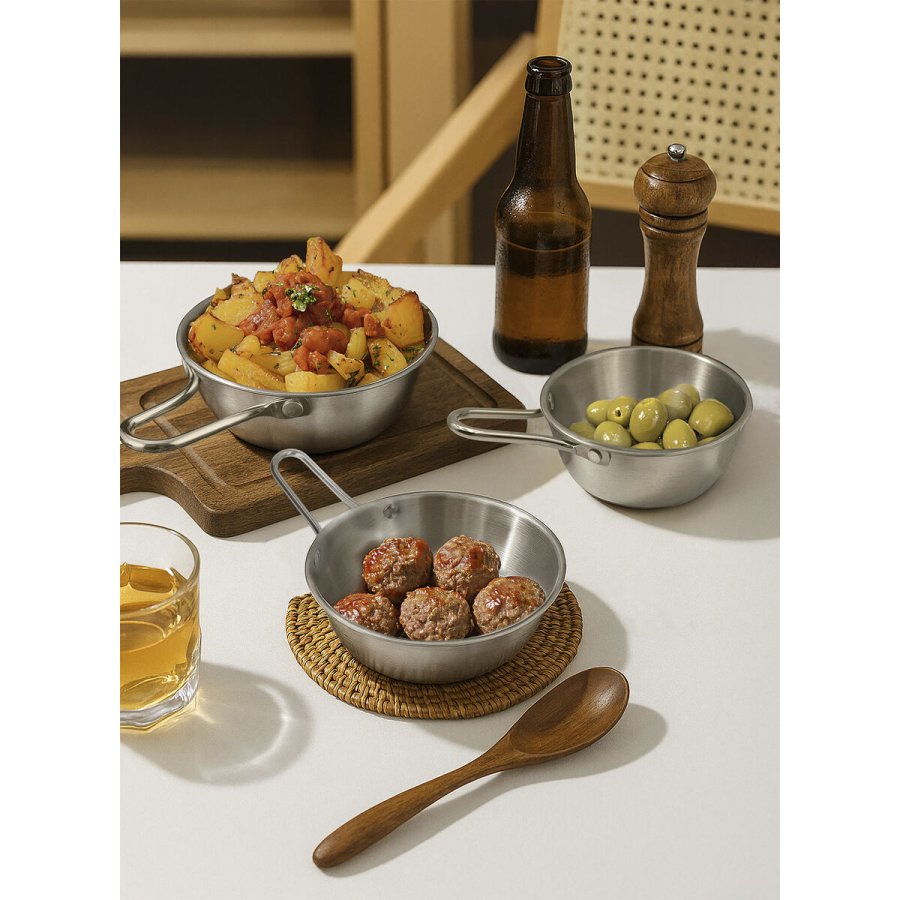 Kasserolle til servering af tapas My Bar � 12 cm 17 x 9 x 4 cm (24 enheder) #4