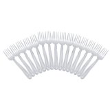 Genanvendeligt gaffelst Algon Gennemsigtig 18 cm 15 Dele (24 enheder) #2