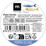 Dyb tallerken Alfares PEIXE 21 x 5,3 cm (24 enheder) #4