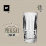 Glas La Mediterr�nea Phasai geneve Gennemsigtig Glas 460 ml (24 enheder) #6