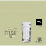 Glas La Mediterr�nea Phasai seu Gennemsigtig Glas 460 ml (24 enheder) #3