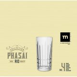 Glas La Mediterr�nea Phasai rio Gennemsigtig Glas 460 ml (24 enheder) #3