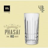Glas La Mediterr�nea Phasai rio Gennemsigtig Glas 460 ml (24 enheder) #6