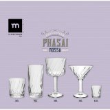 Glas La Mediterr�nea Phasai nossa Gennemsigtig Glas 460 ml (24 enheder) #4