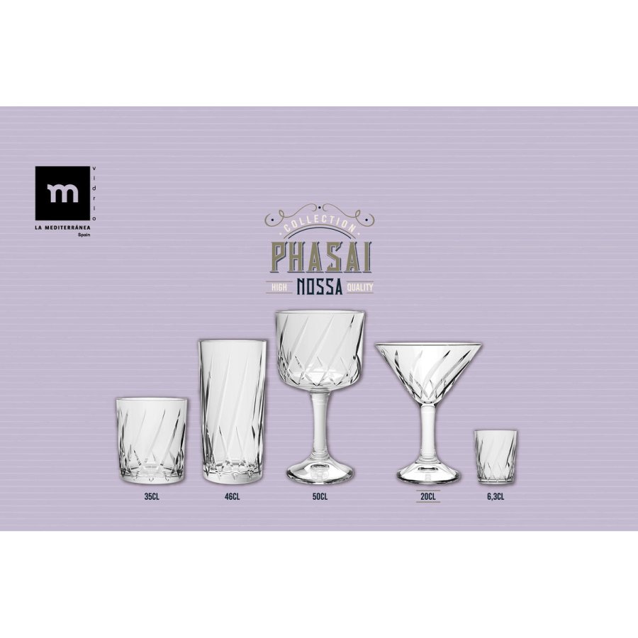 Cocktailglas La Mediterr�nea Phasai nossa Gennemsigtig Glas 200 ml (24 enheder) #6