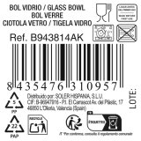 Sk�l La Mediterr�nea Diamond Gennemsigtig Glas � 17 cm (24 enheder) #4