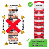 Batterier Maxell 19040800 1,5 V Knap-cellbatteri (10 enheder) #7
