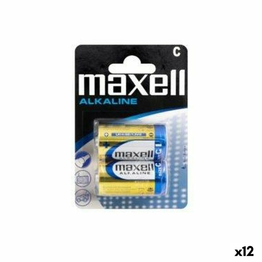 Alkalinebatterier Maxell LR14 (12 enheder) #1