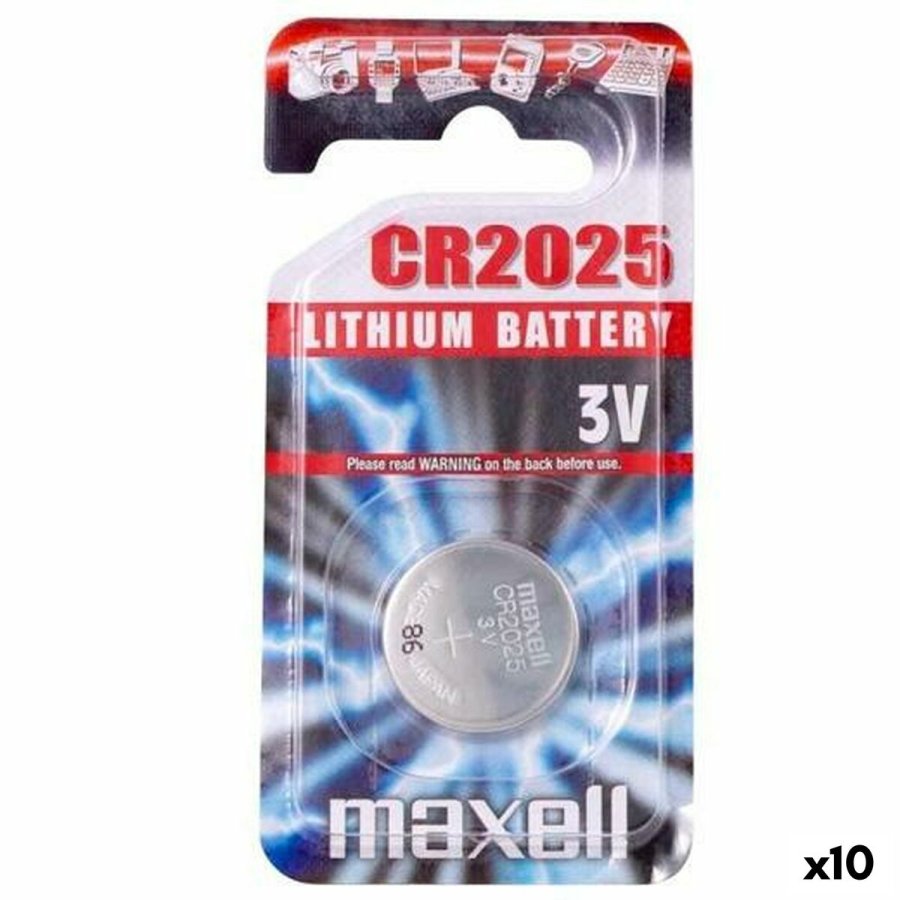 Lithium knapcellebatterier Maxell 3V CR2025 (10 enheder) #1